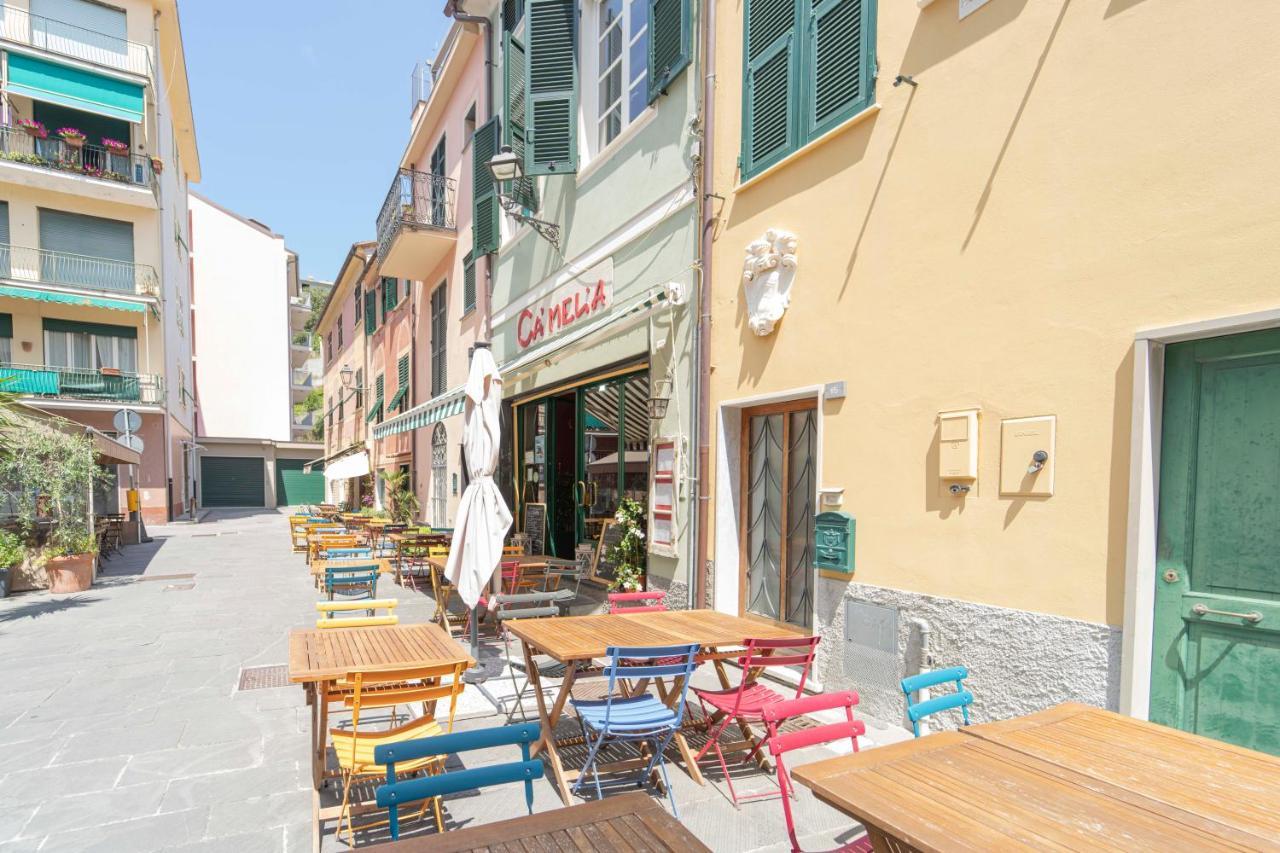 096 - Casa Al Borgo Cavi Di Lavagna, 150 Metri Dal Mare Lägenhet Exteriör bild
